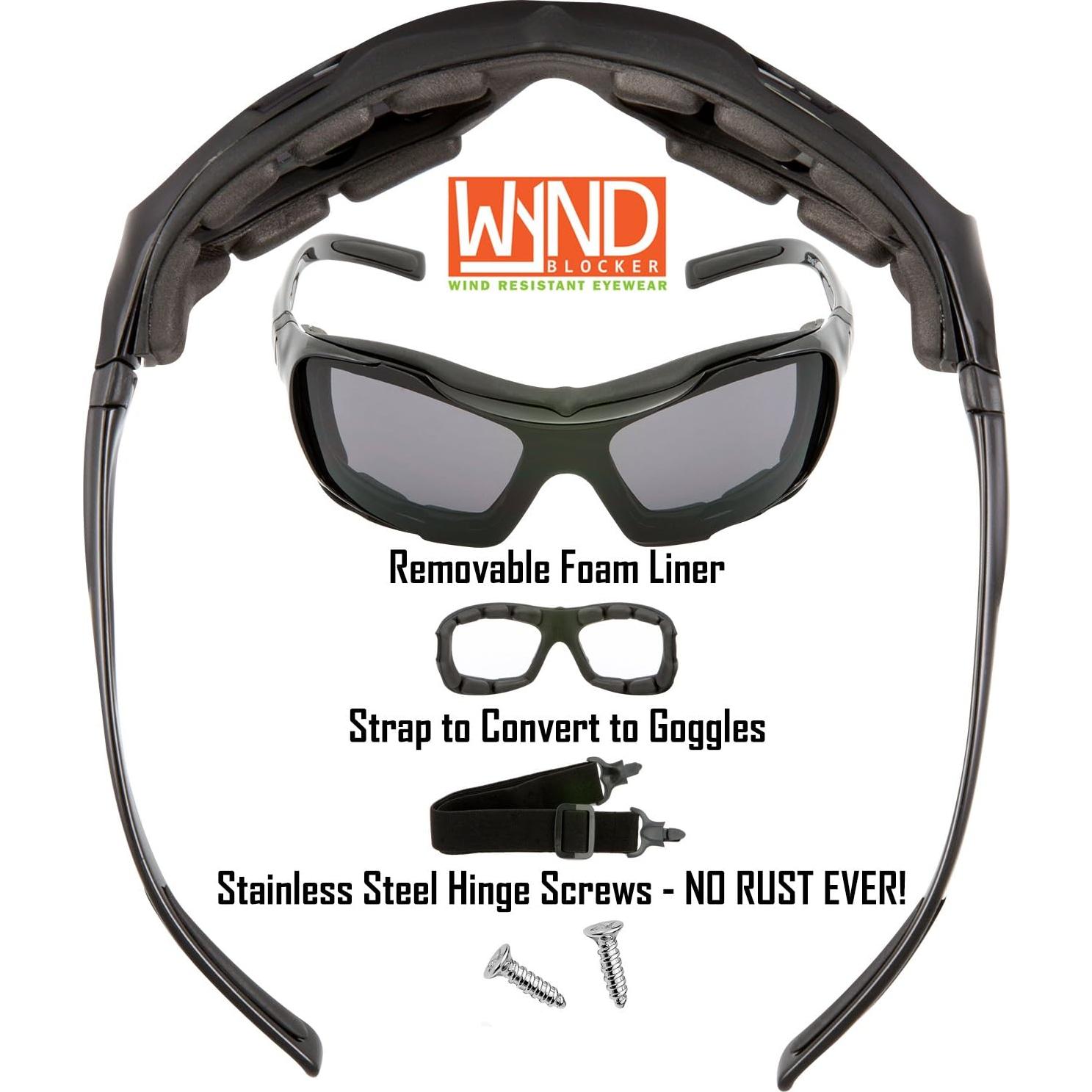 Gafas de sol deportivas WYND Blocker 329V2 polarizadas