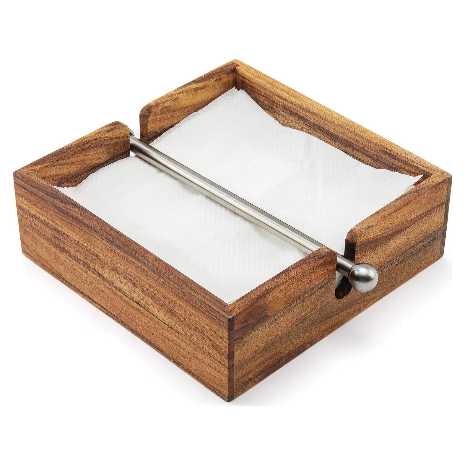 Soporte para Servilletas de Madera de Acacia Ironwood Gourmet 28982