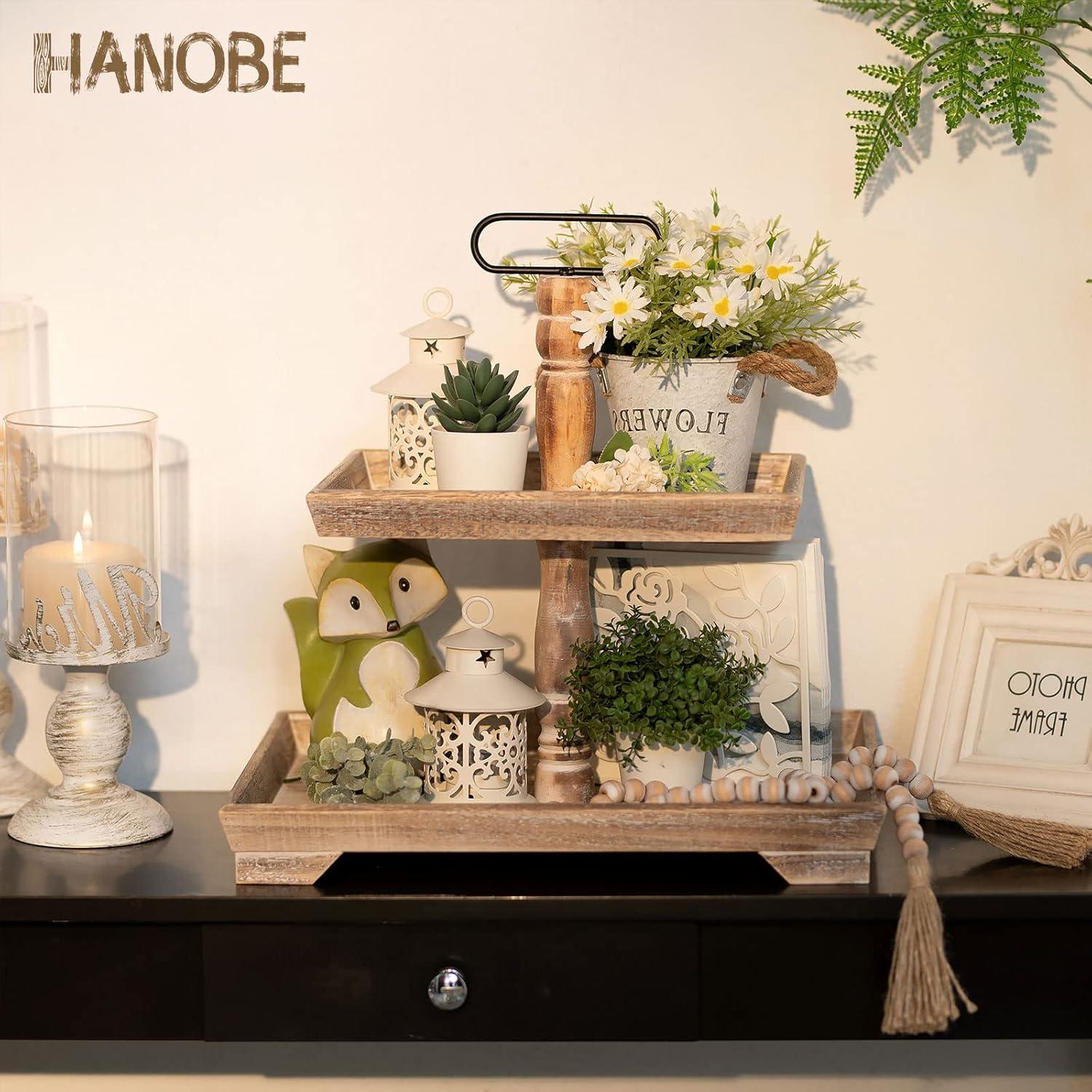 Bandeja de Niveles Hanobe de Madera para Decoración 38.1x30.5cm