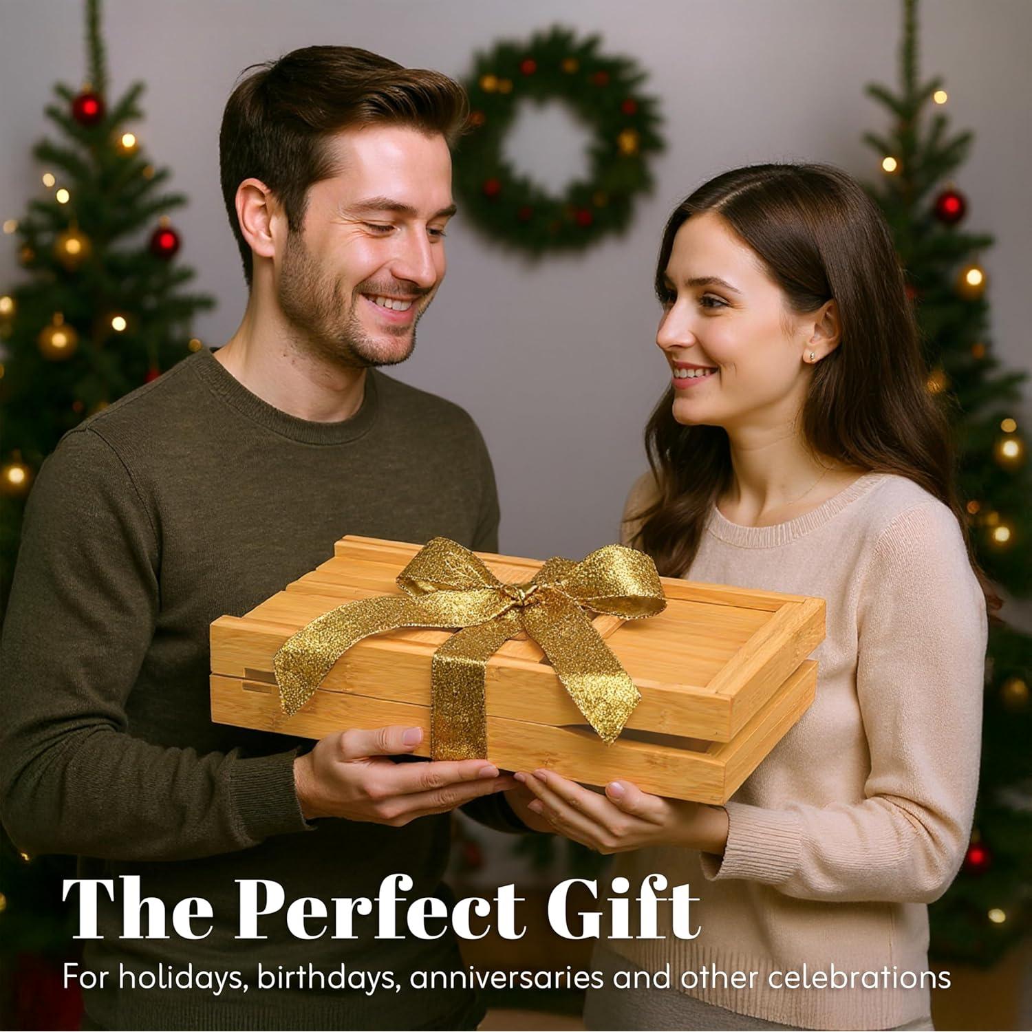 Bandeja de Baño Plegable Home It de Bambú Impermeable