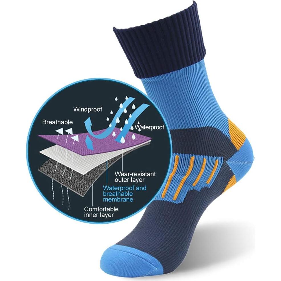 Calcetines Impermeables RANDY SUN Unisex Senderismo Azul