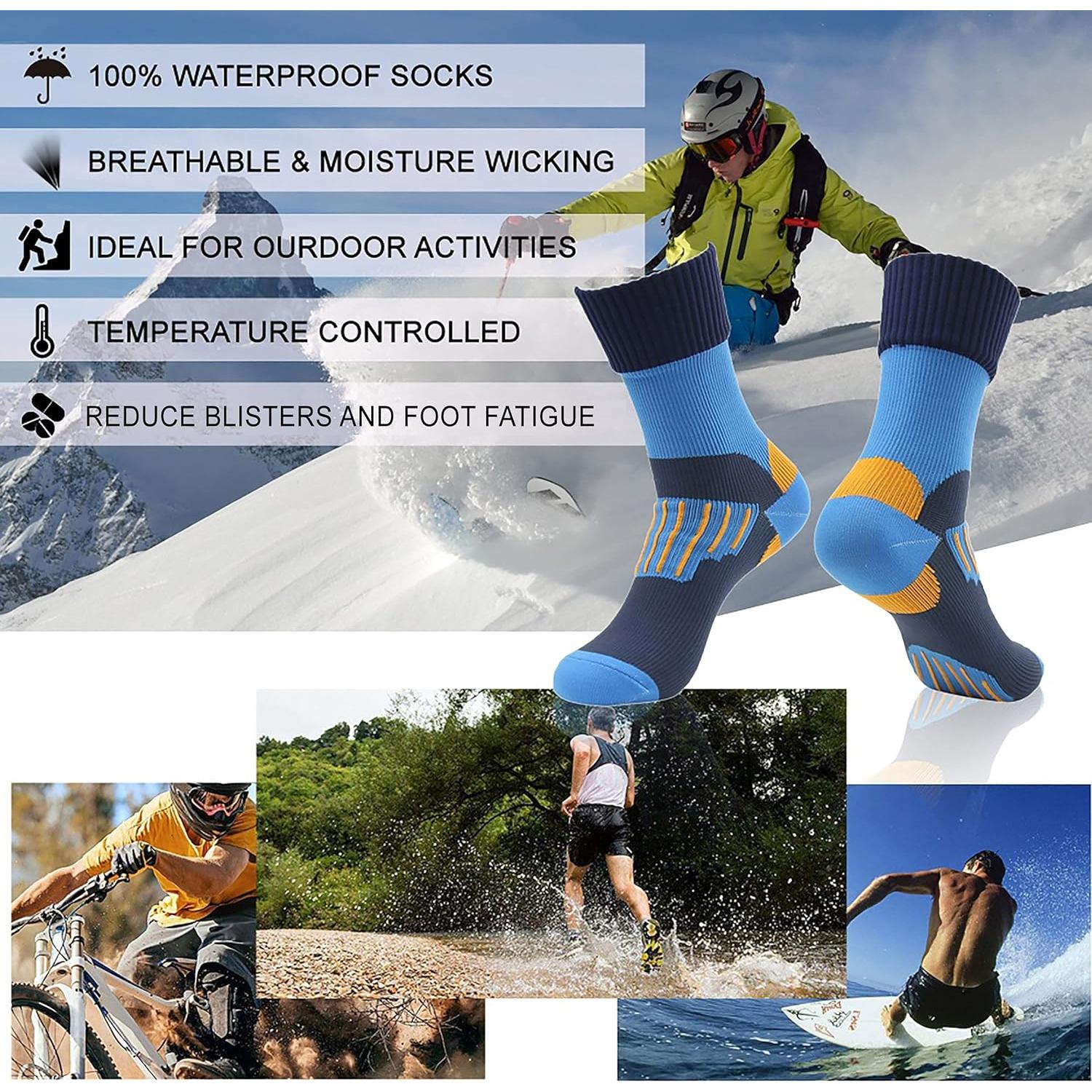 Calcetines Impermeables RANDY SUN Unisex Senderismo Azul