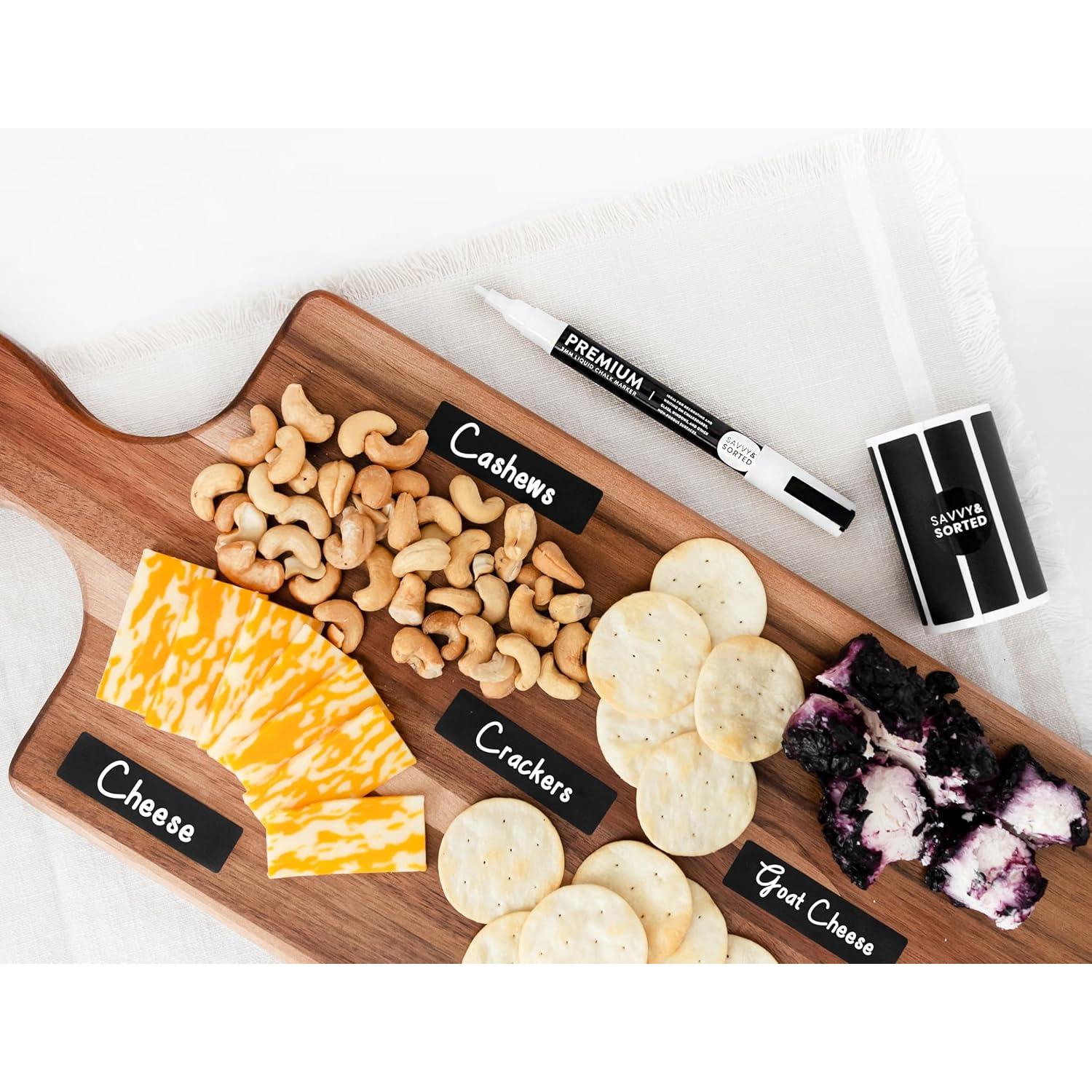 Etiquetas de Pizarra Adhesivas SAVVY & SORTED - 200 Unidades