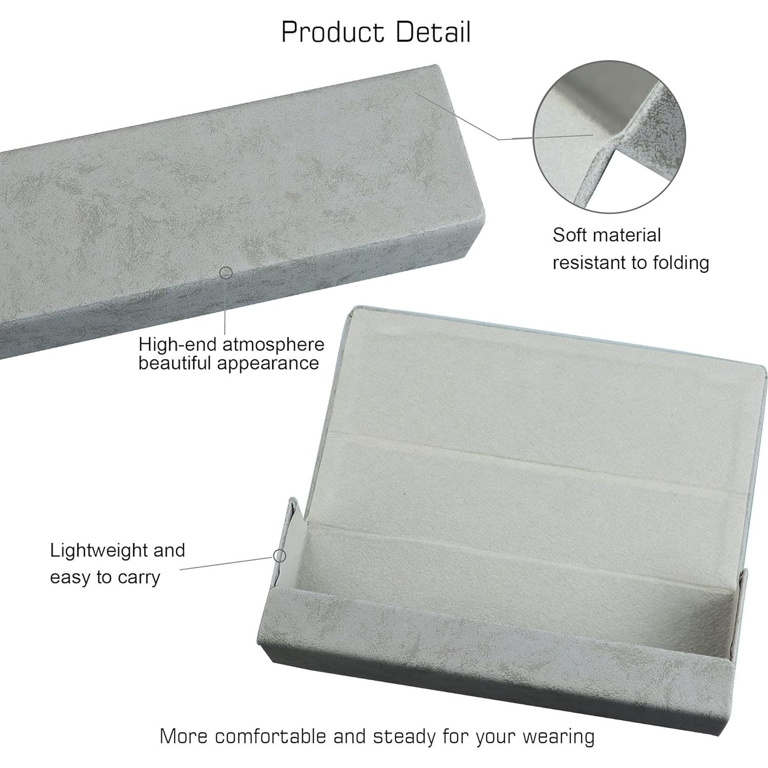 Estuche Duro VisionGlobal para Gafas Universal Gris Claro