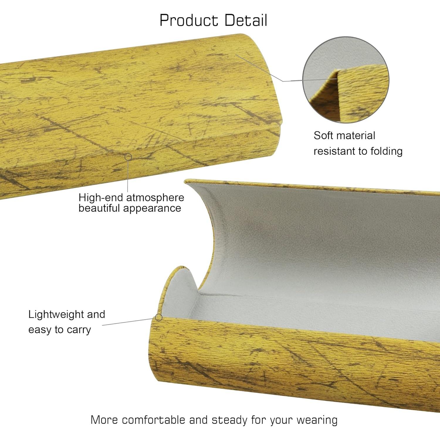 Estuche Duro VisionGlobal para Gafas Universal Amarillo