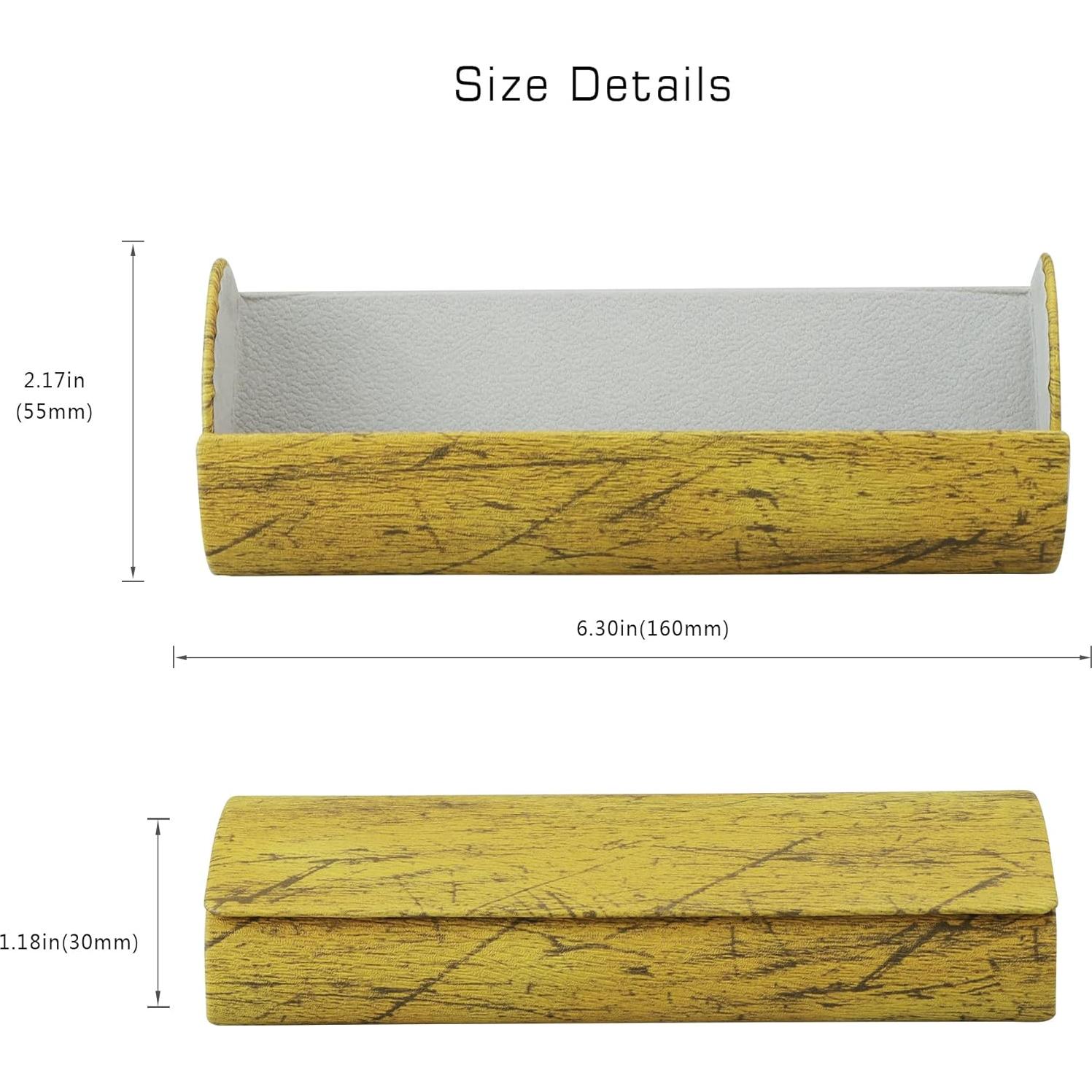 Estuche Duro VisionGlobal para Gafas Universal Amarillo