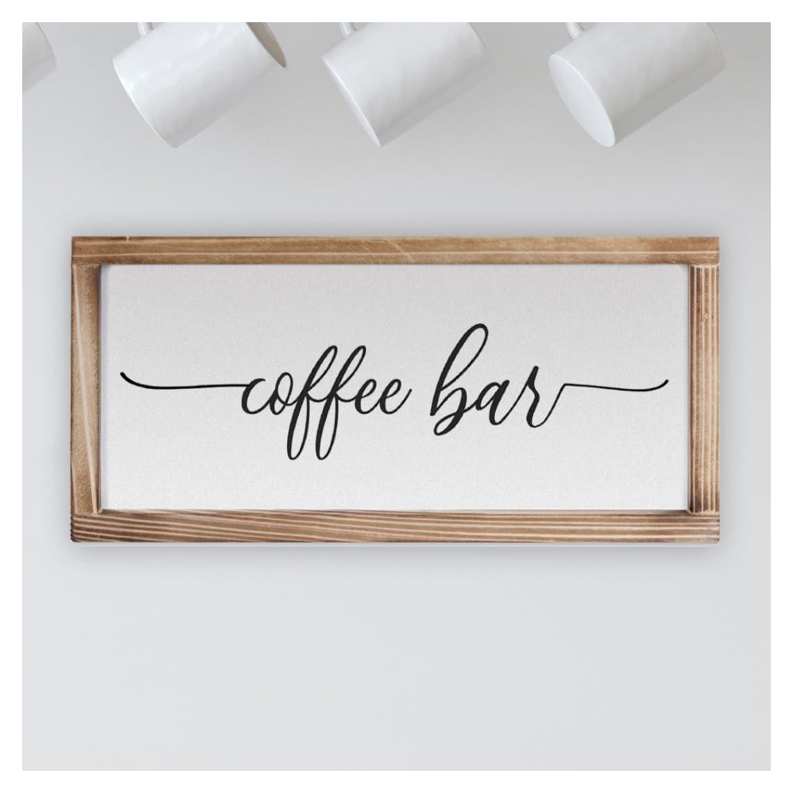 Cartel Decorativo de Bar de Café Main Event 20x43 cm Madera