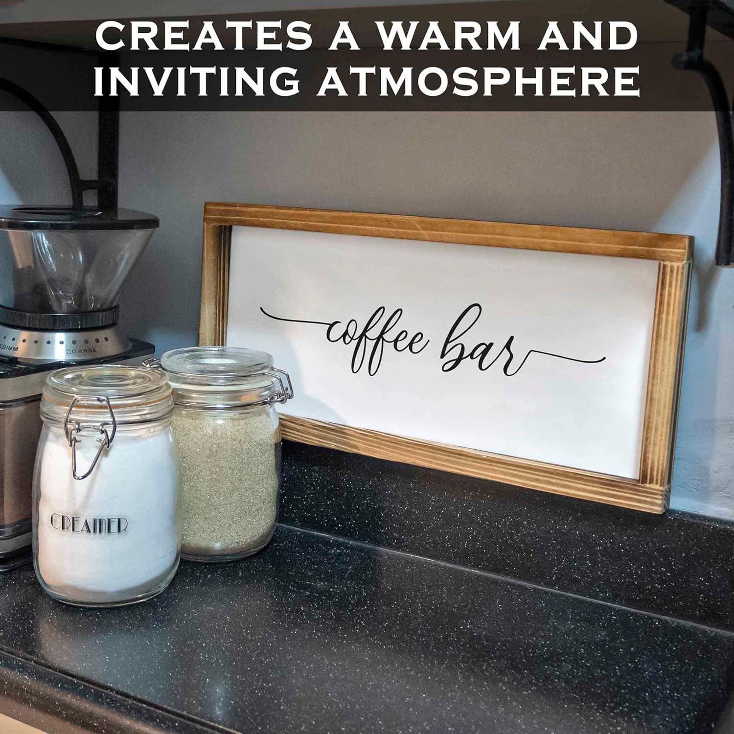 Cartel Decorativo de Bar de Café Main Event 20x43 cm Madera