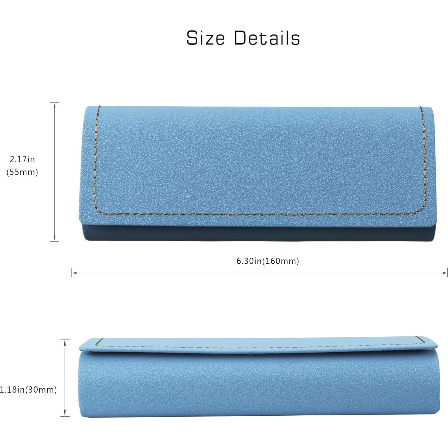 Estuche Duro VisionGlobal para Gafas Universal Azul Claro