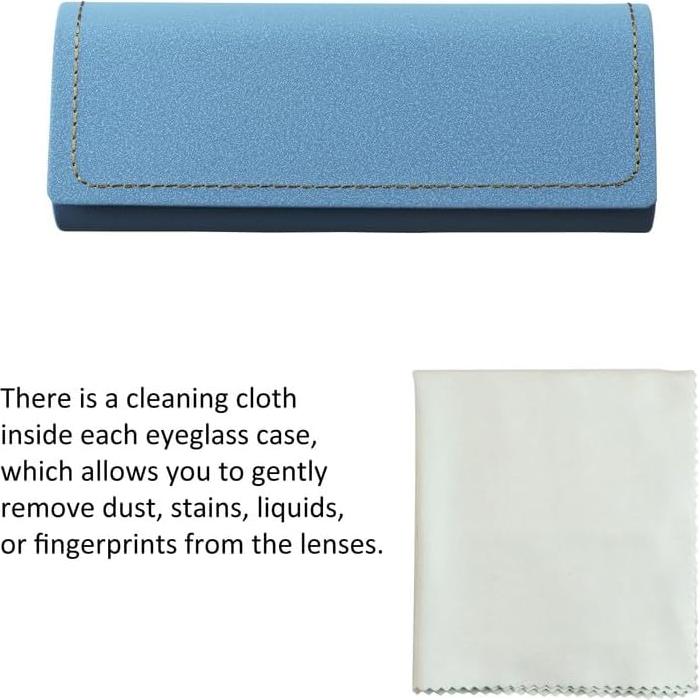 Estuche Duro VisionGlobal para Gafas Universal Azul Claro