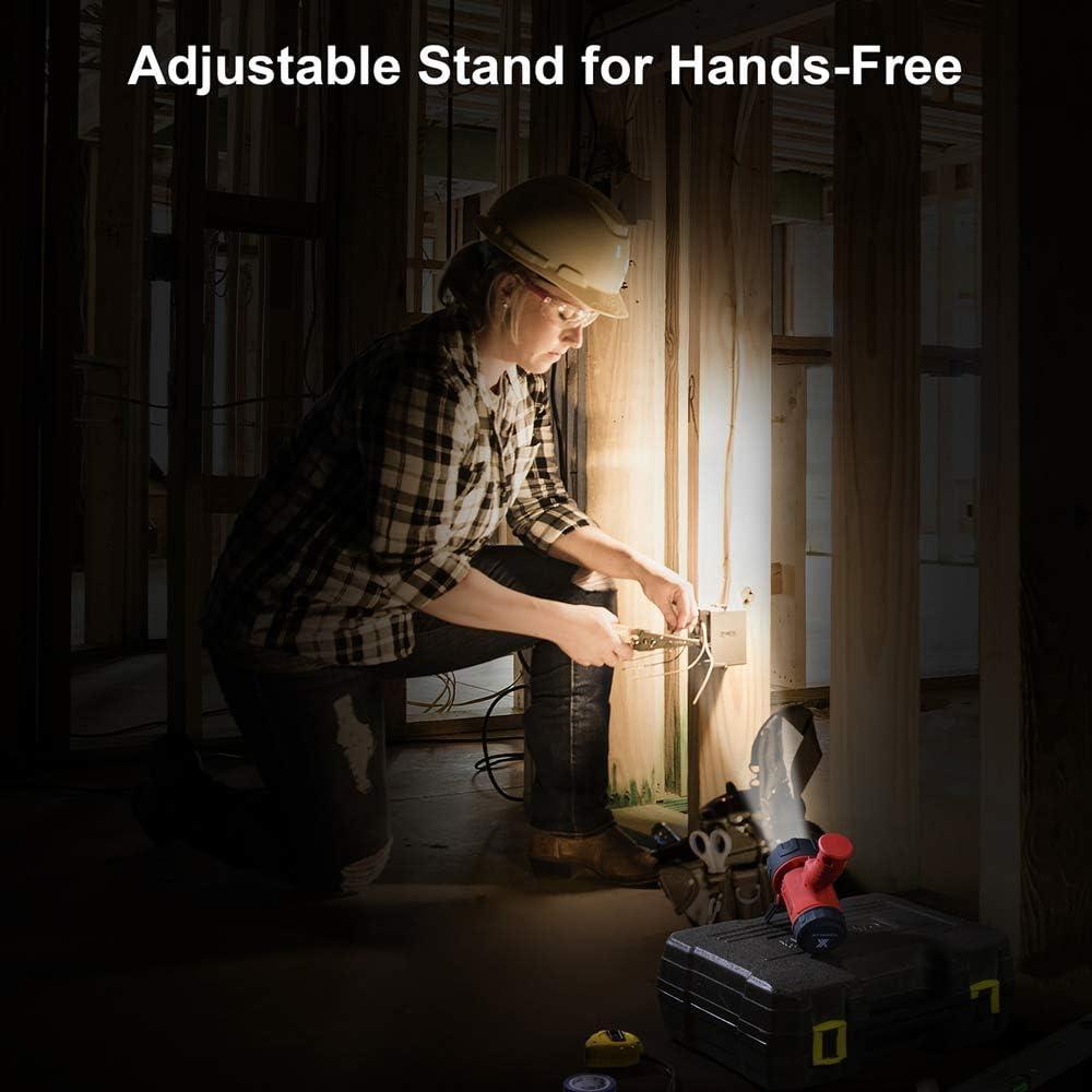 Linterna YIERBLUE YBN-2000 LED 200000 Lúmenes IP67 Rojo