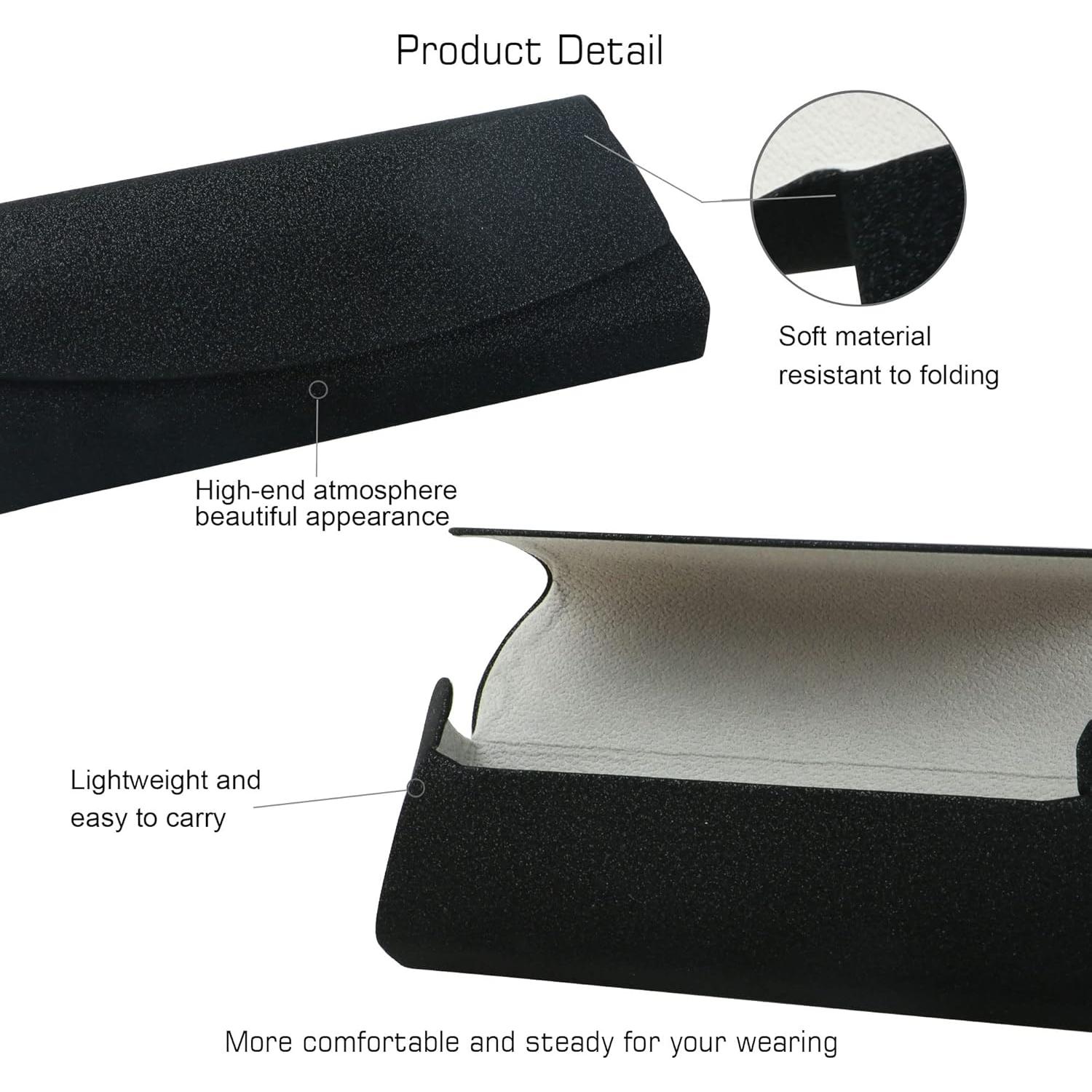 Estuche Duro VisionGlobal para Gafas Universal Negro