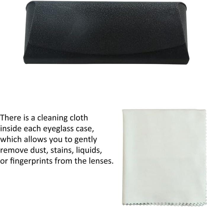 Estuche Duro VisionGlobal para Gafas Universal Negro