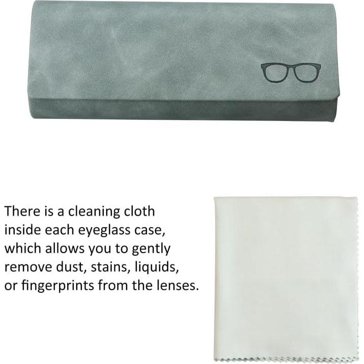 Estuche Duro VisionGlobal para Gafas Universal Gris