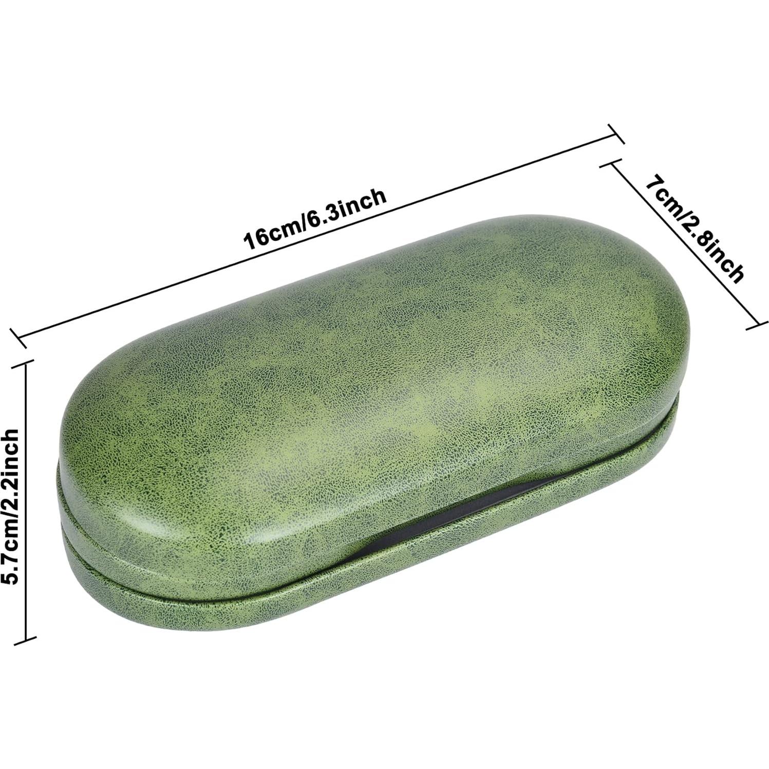 Estuche 2 en 1 Muf para Lentes de Contacto y Gafas Verde