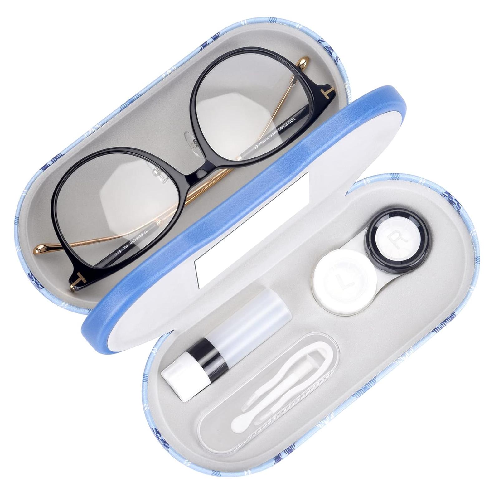 Estuche 2 en 1 Muf para Lentes y Gafas Azul