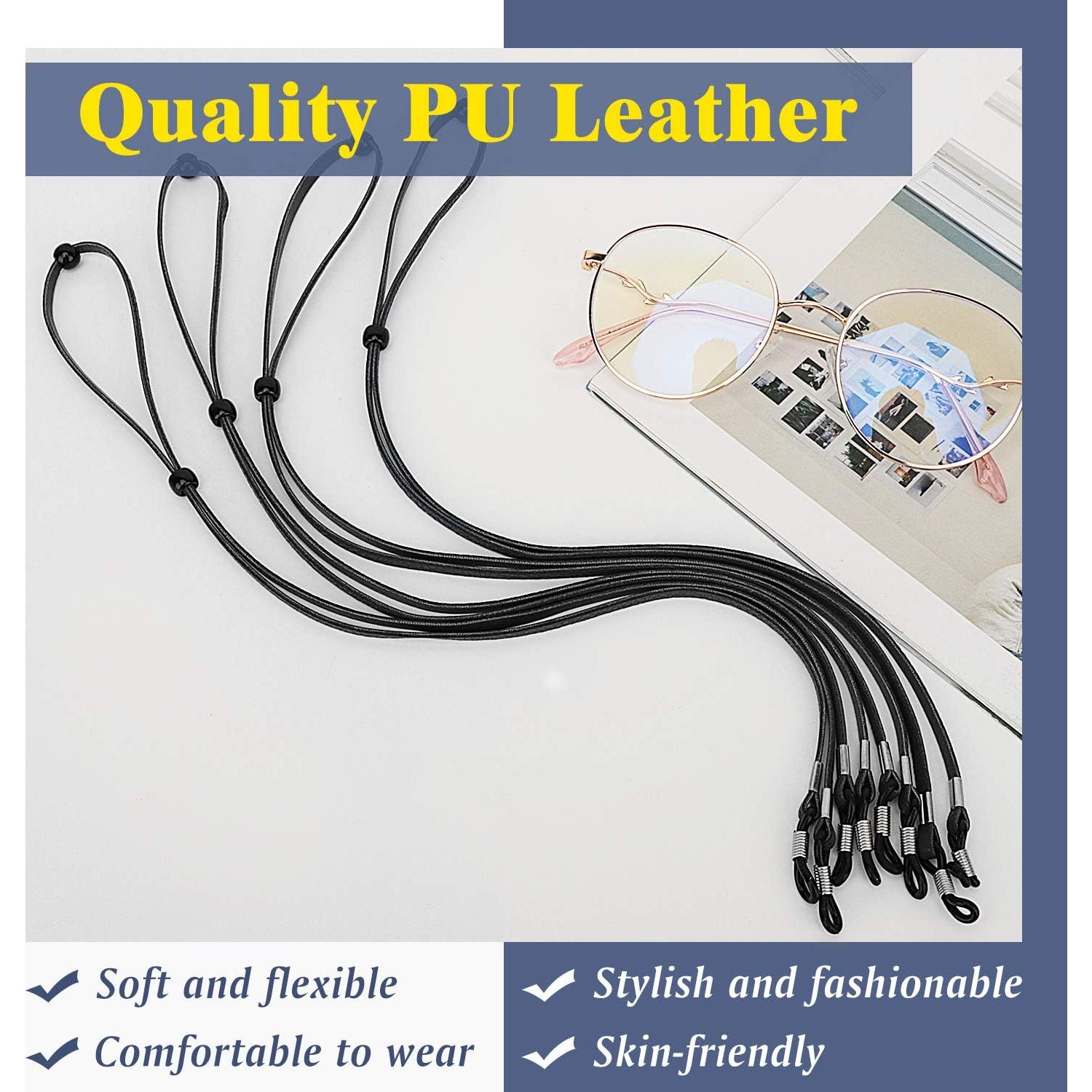 Correa para Gafas MoKo Negra Ajustable con Fundas