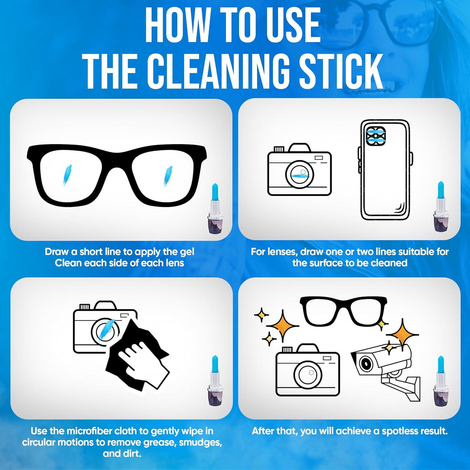 Limpiador de Lentes Occinet - Paquete de 2 Gel Antivaho