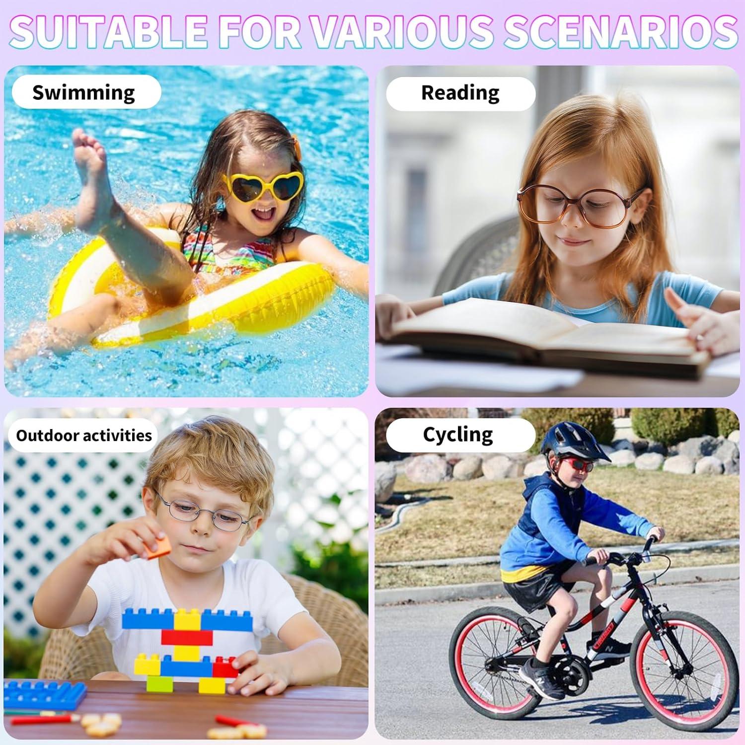 Correas para Gafas Niños - Silicona Antideslizante 8 Colores