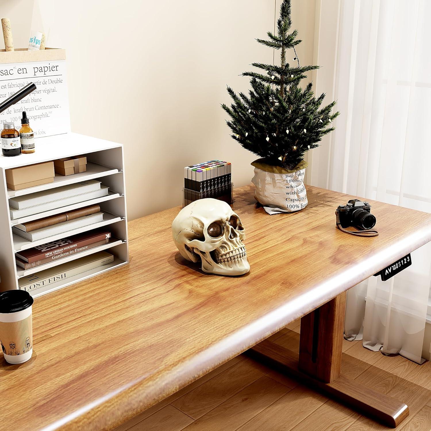 Calavera de Resina READAEER para Decoración del Hogar 19.5cm