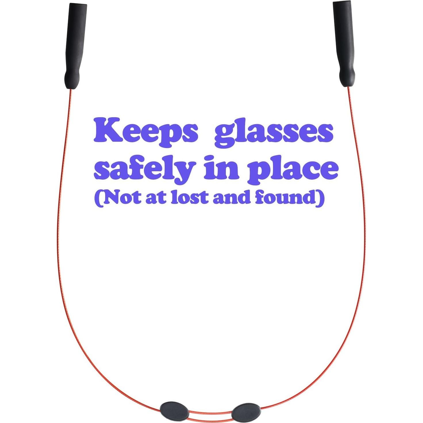 Correa Ajustable para Gafas Omnful 3pcs Rojo 50,8 cm