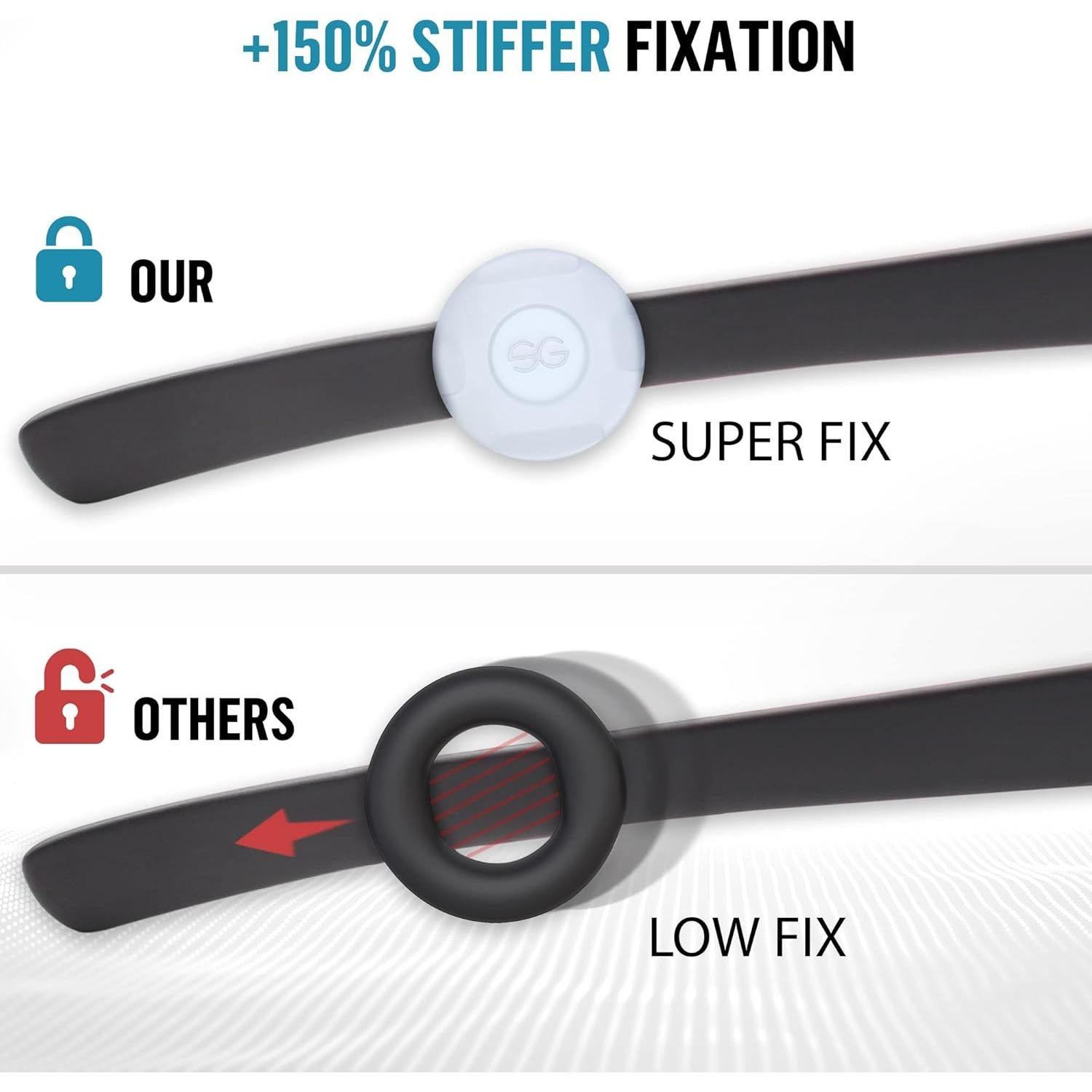 Agarre para Gafas SIGONNA - Silicona Antideslizante - 12 Pares