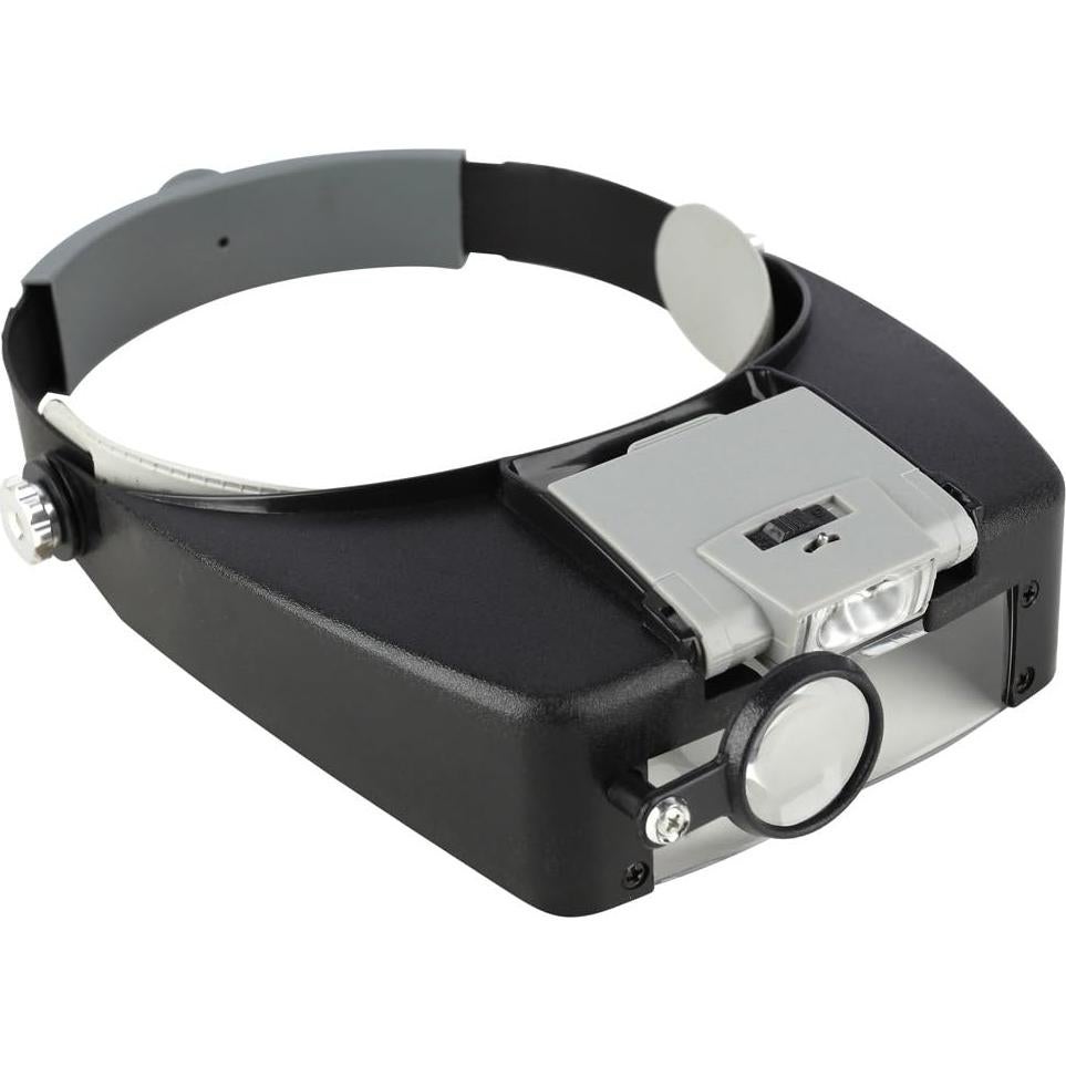 Lupa de Cabeza Beileshi LED 1.5X 3X 8.5X 10X Ajustable