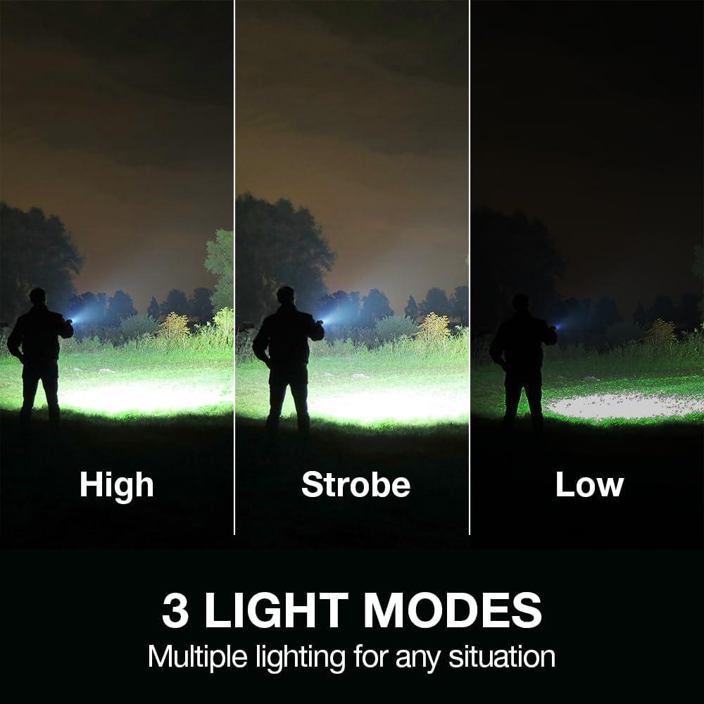 Linterna Recargable TIMSUMR 990,000 Lúmenes 3 Modos