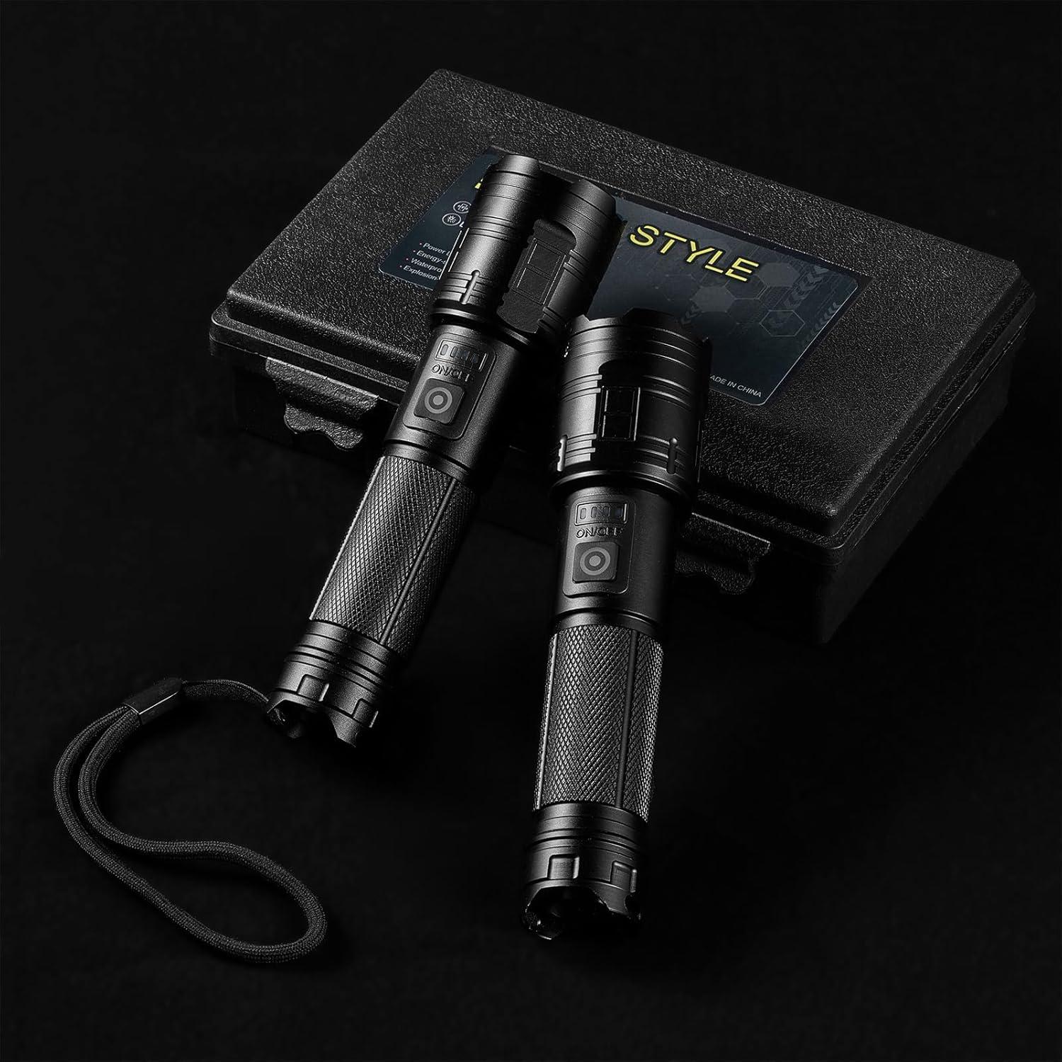 Linterna Recargable TIMSUMR 990,000 Lúmenes 3 Modos