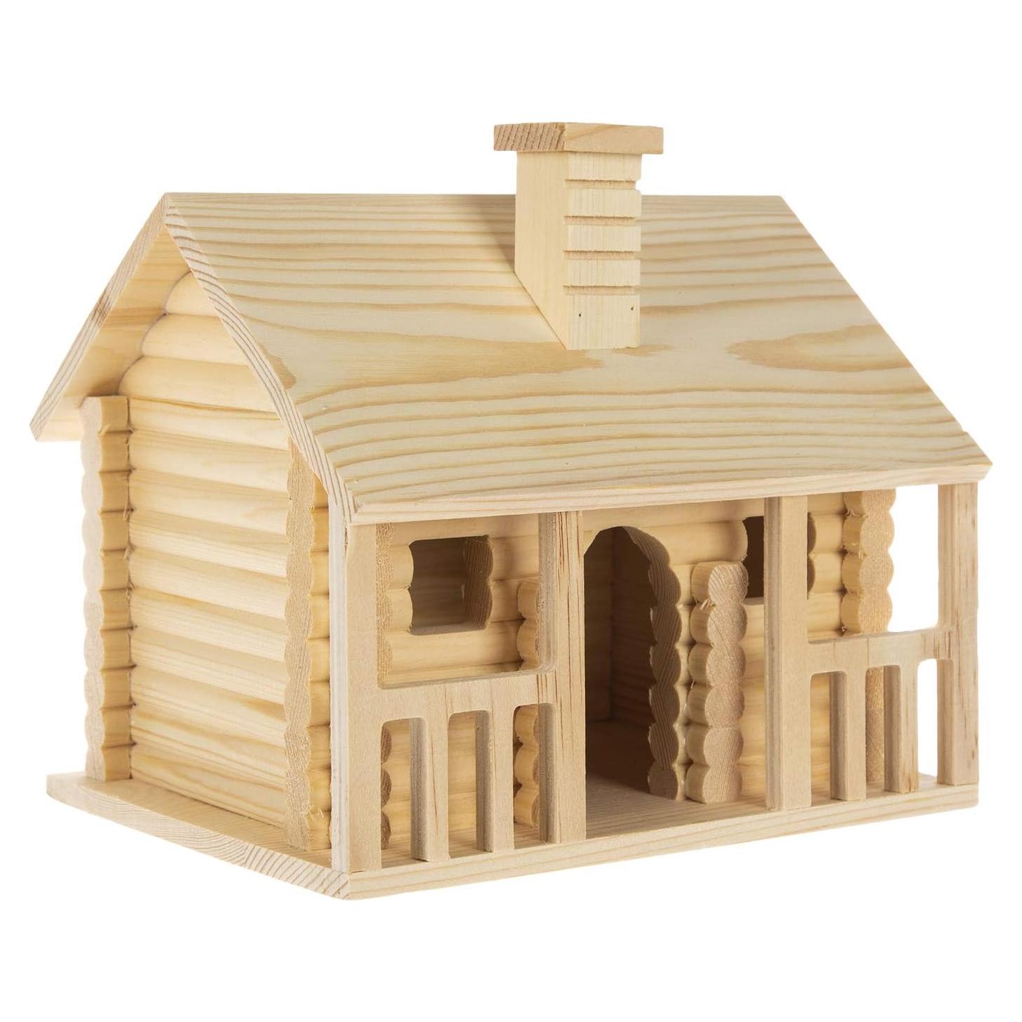 Casa de Pájaros de Madera Personalizable Hobby Lobby 19x21x15cm