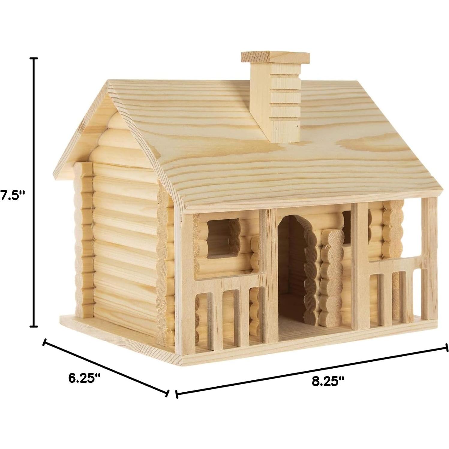 Casa de Pájaros de Madera Personalizable Hobby Lobby 19x21x15cm