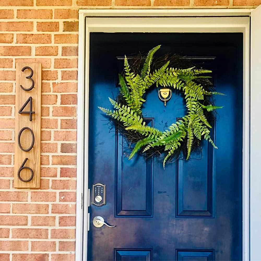 Número de Casa Flotante OLADOT 12.7 cm Acero Inoxidable Negro