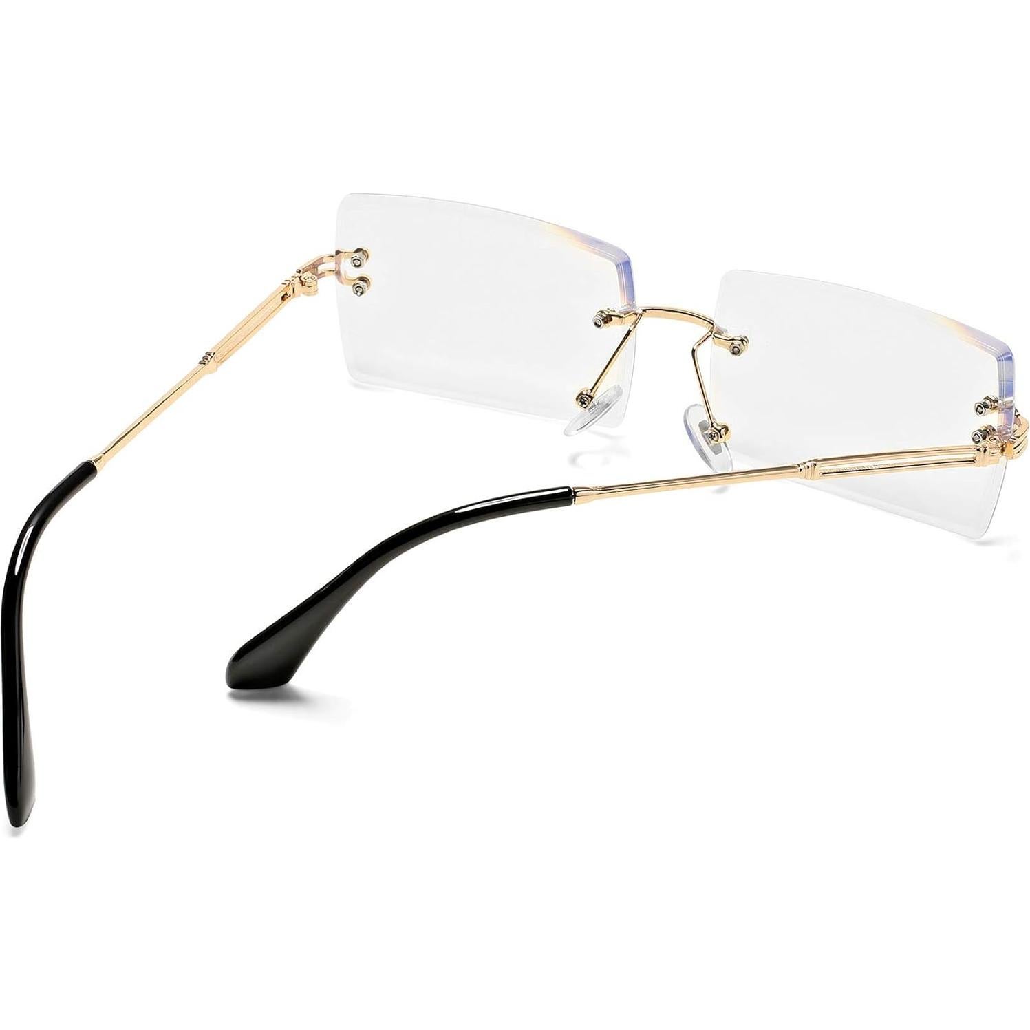 Gafas de sol rectangulares UV400 para hombres y mujeres