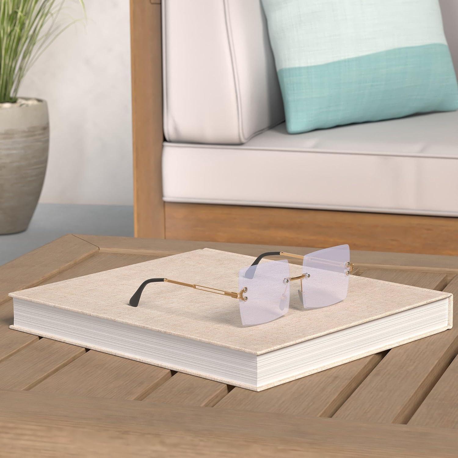 Gafas de Sol Rectangulares UV400 Metalicas Espejo Azul/Rojo