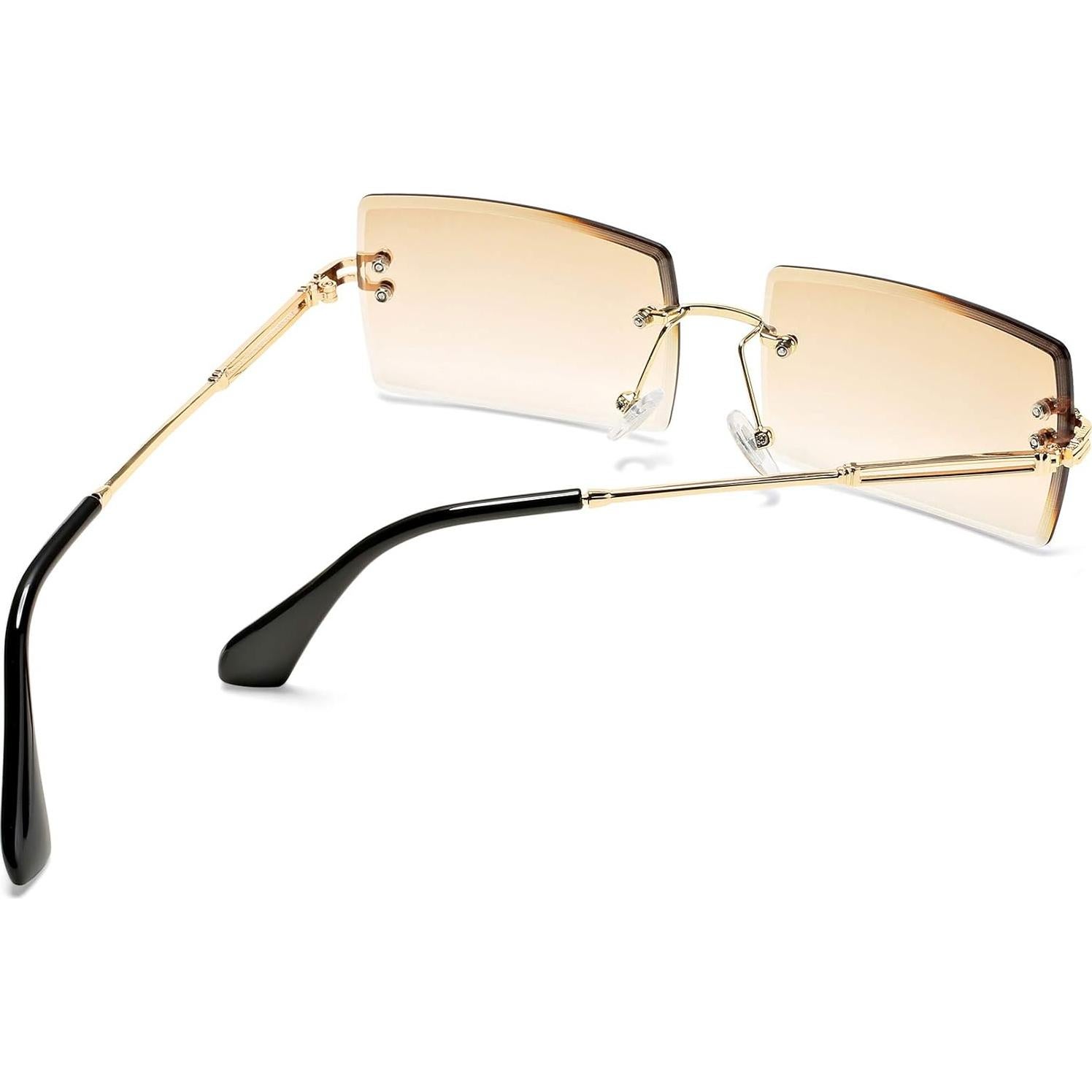 Gafas de Sol Rectangulares UV400 Metal D2 Tés 58mm