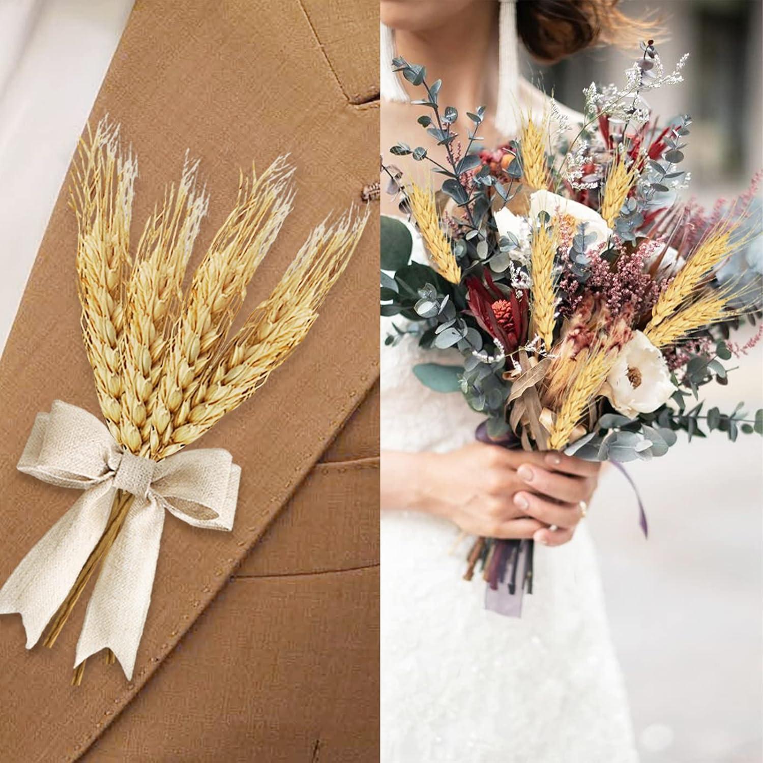 Ramo de Espigas de Trigo Secas 100% Natural Phliofd 44.96 cm