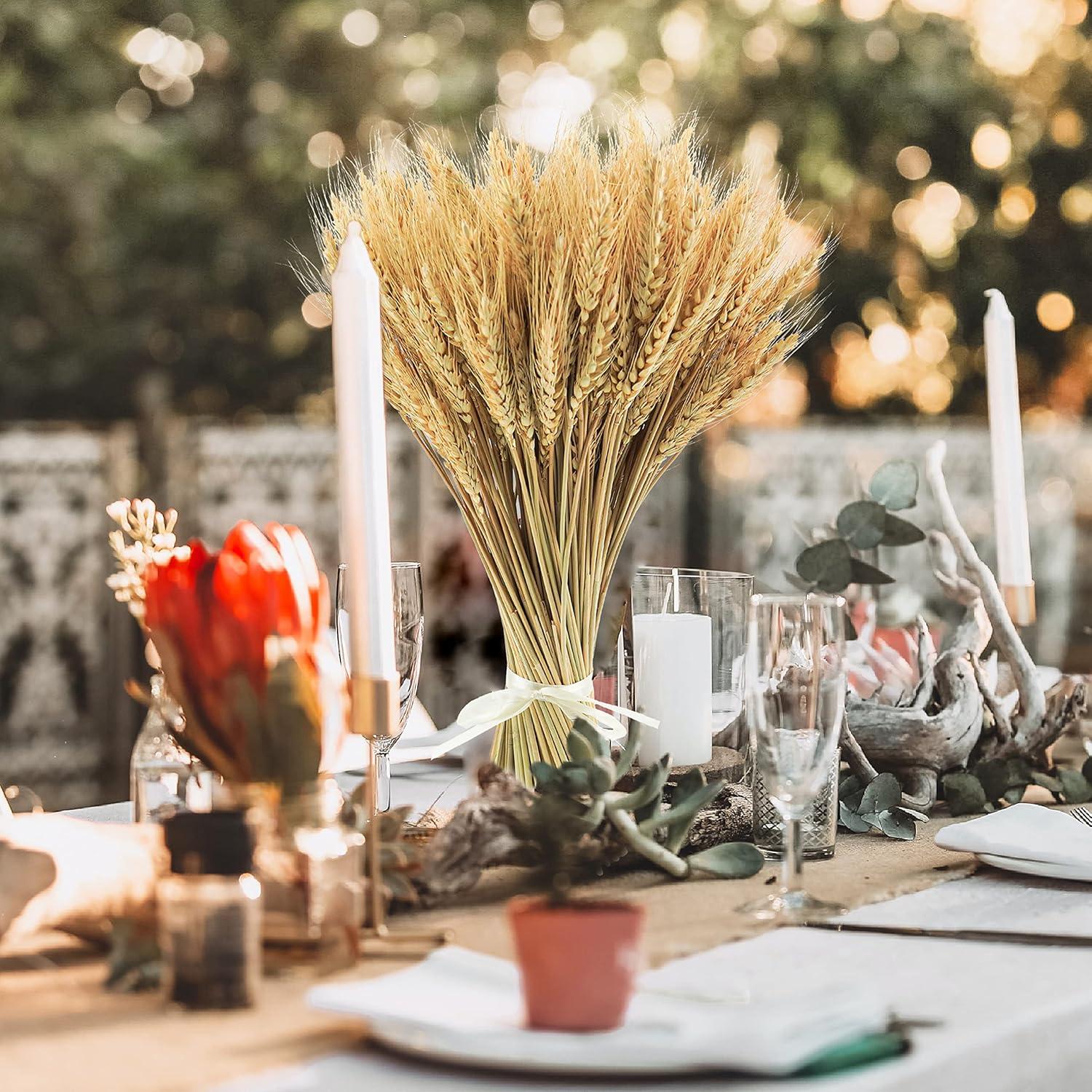 Ramo de Espigas de Trigo Secas 100% Natural Phliofd 44.96 cm