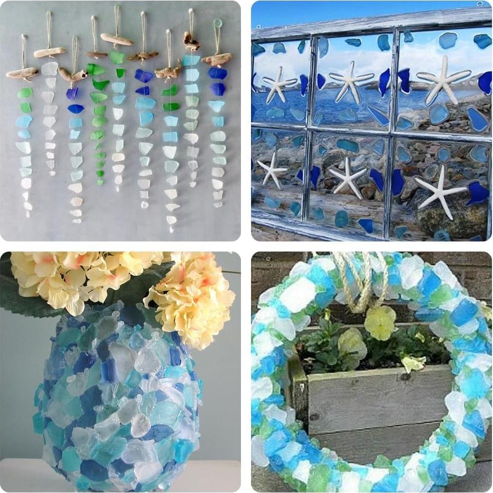 Piezas de Vidrio de Mar HappyFiller 1.27-3.81 cm 1.14 kg