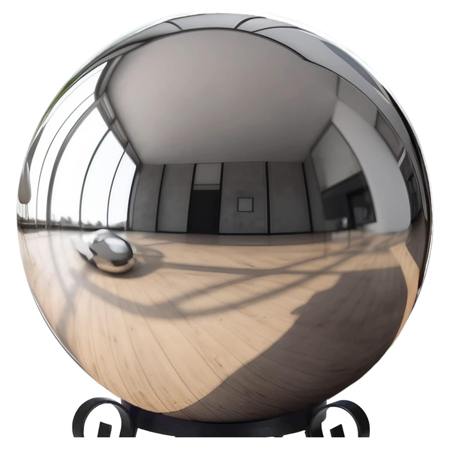 Bola de Observación de Acero Inoxidable 30cm Plata v2croft