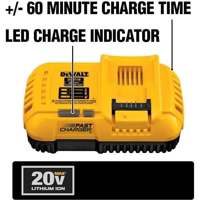 Cargador Rápido DEWALT DCB118 20V MAX y FLEXVOLT 8A