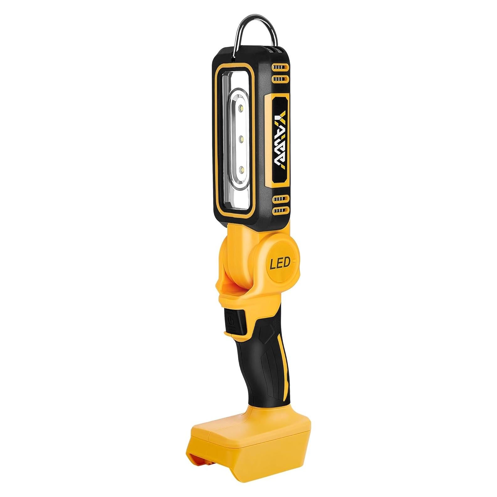 Luz de trabajo LED YAWV 20V MAX 1000 lúmenes ajustable