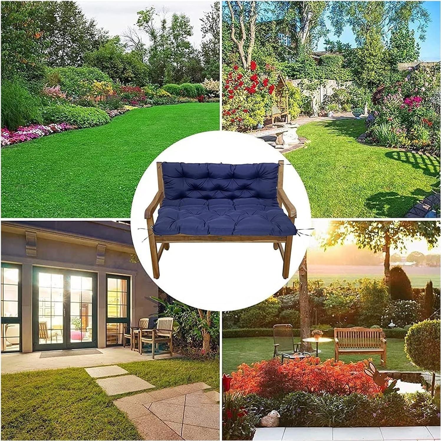 Cojín de Reemplazo para Columpio YXMKJOS 3 Plazas Impermeable