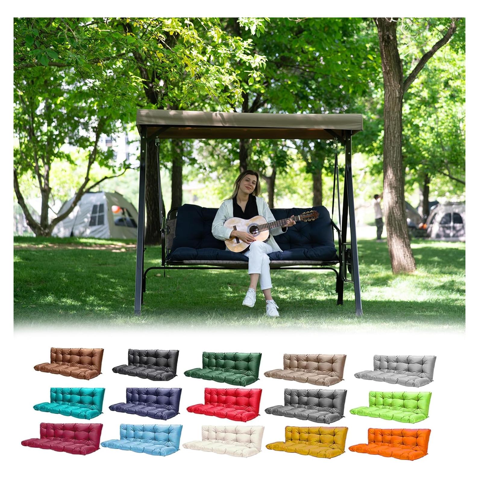 Cojines de Columpio Exterior GPQAWER 152x102 cm Impermeables