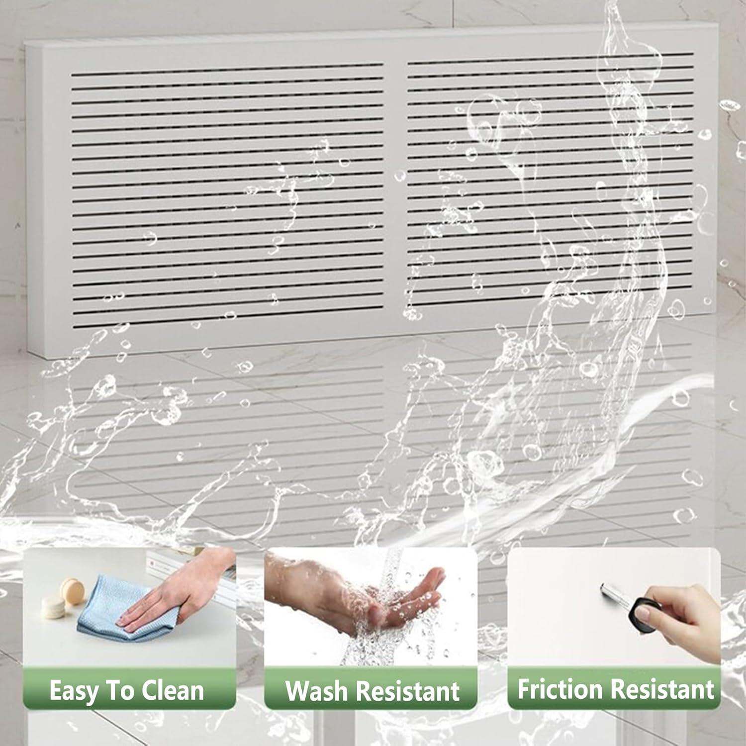 Cubierta de Radiador Altovexis Blanca 60x70x20 cm con Rejilla