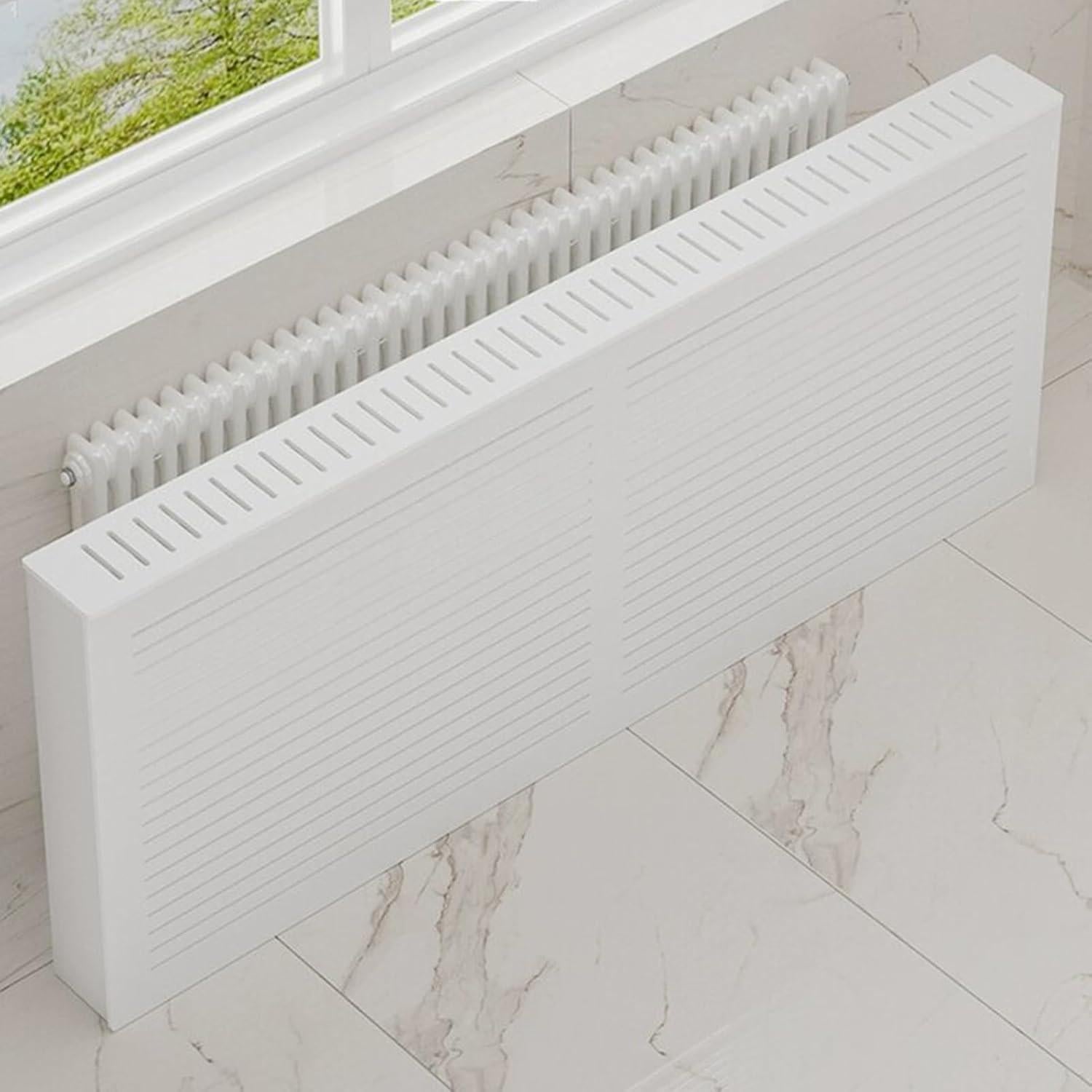 Cubierta de Radiador Altovexis Blanca 60x70x20 cm con Rejilla