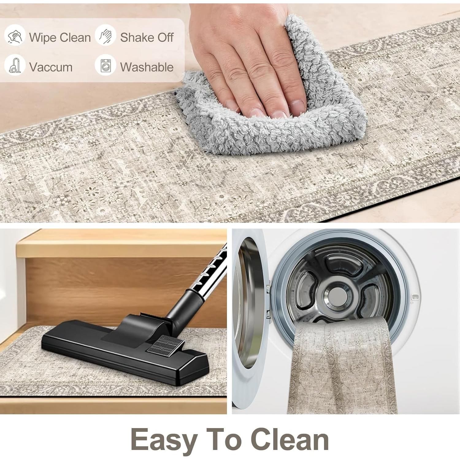 Tread de Escalera Antideslizante Tiveney 15PCS 20x76cm Caqui