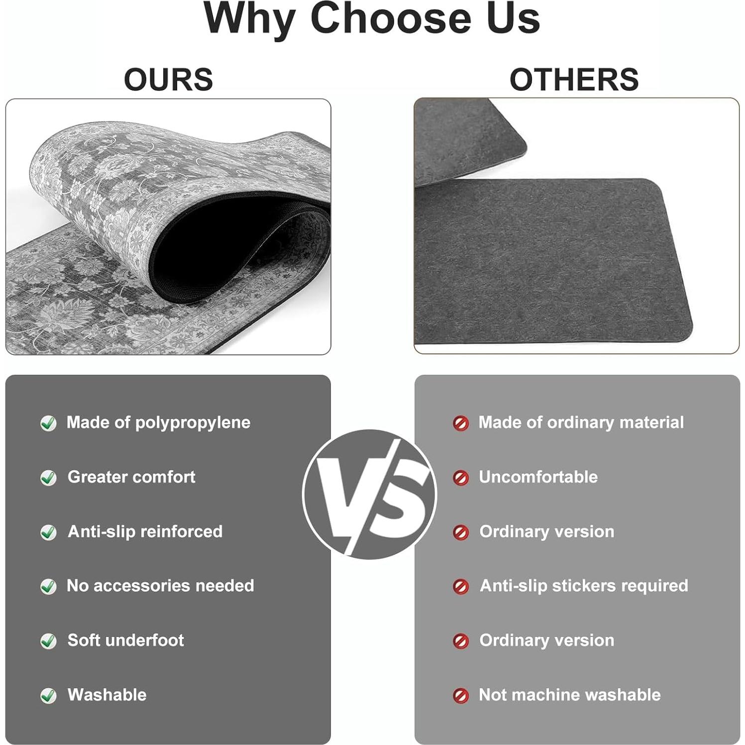 Treads Antideslizantes OJIA para Escaleras 15PCS 76.2x20.3cm Gris