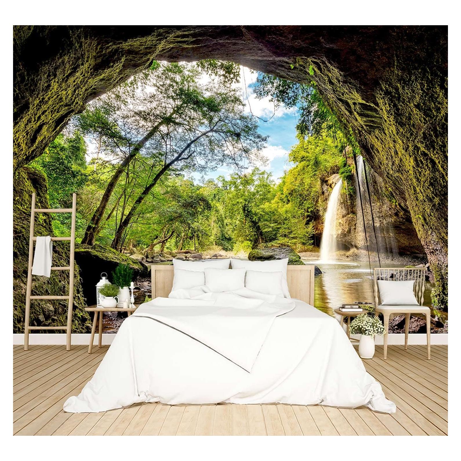 Papel Tapiz 3D BZHXBZ Paisajes Naturales 231x165cm Tela