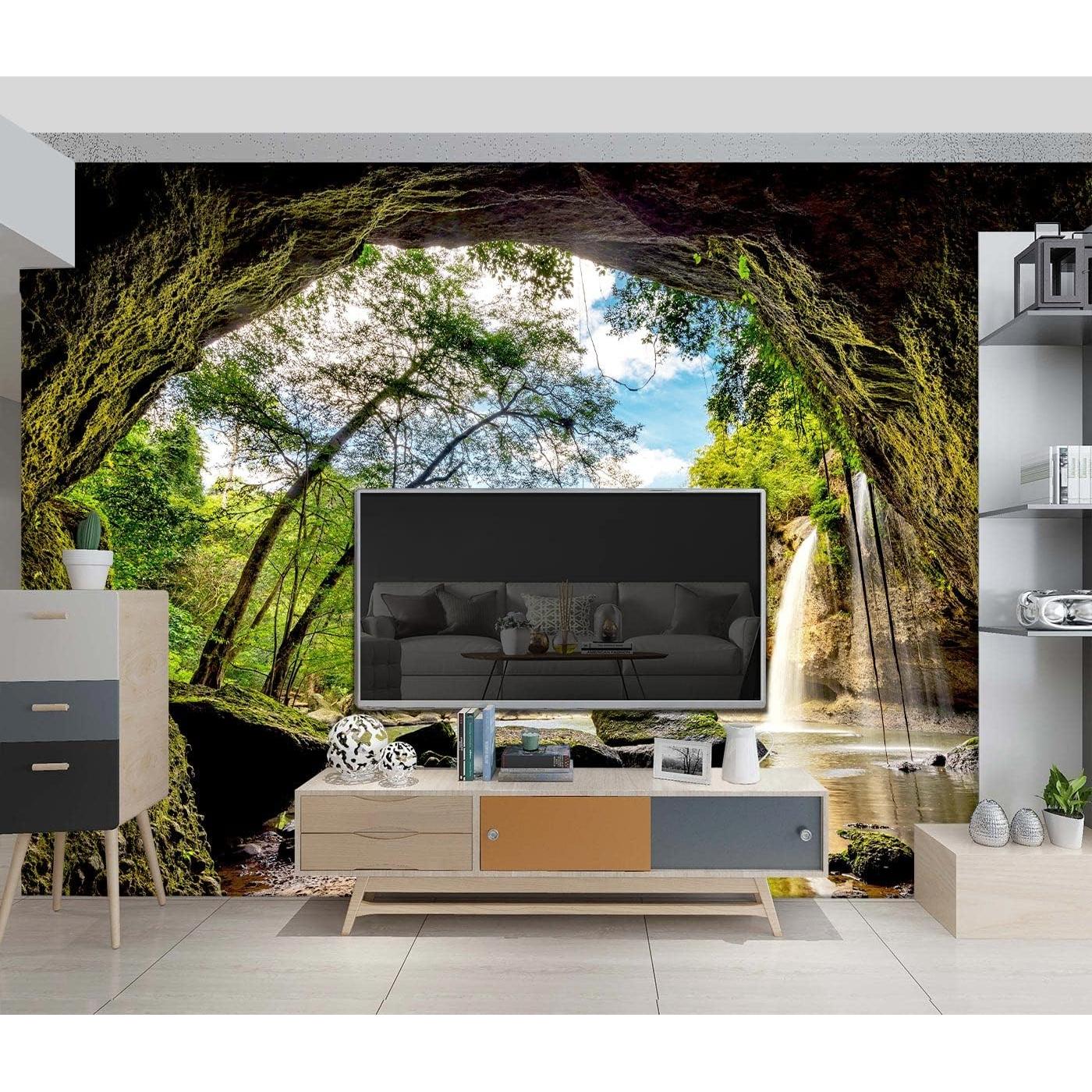 Papel Tapiz 3D BZHXBZ Paisajes Naturales 231x165cm Tela