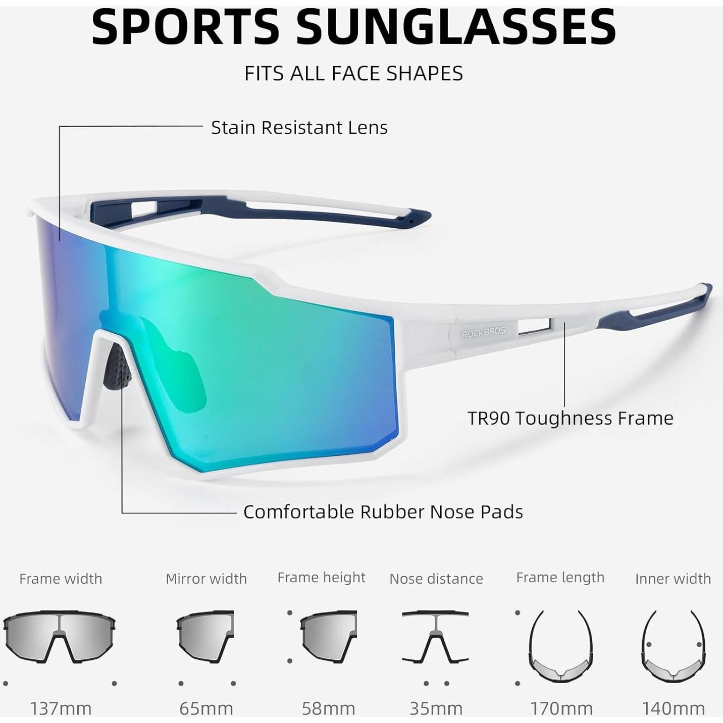 Gafas de Ciclismo ROCKBROS UV400 Lentes Polarizadas